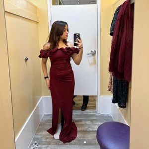 Maroon dress